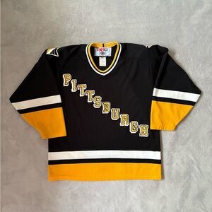 Pittsburgh Penguins CCM Alternate Black Hockey Jersey 90s
